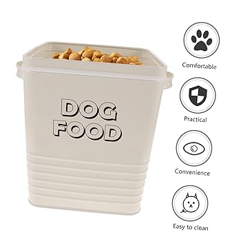 Amazon.co.jp: SEWACC ペットフード収納バケツ 金属製の食品